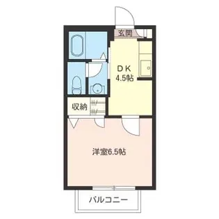 プレミール・シャンブル【2階】の間取り