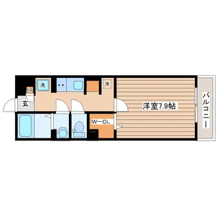 COSMO CITYII【2階】の間取り