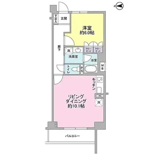 東京都世田谷区桜丘1【マンション】の間取り