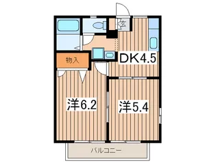 エクレ-ル柳沢【2階】の間取り