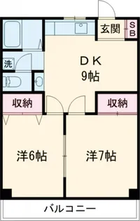ホワイトマンション【3階】の間取り