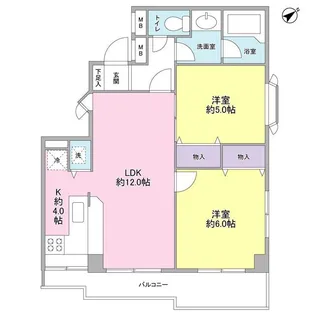 アーバンハイツ美しが丘【2階】の間取り