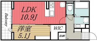 千葉県千葉市稲毛区天台4【アパート】の間取り