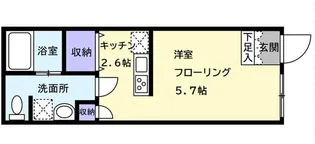 東京都世田谷区宮坂1【アパート】の間取り