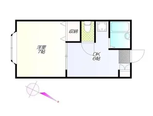 ブラウンハウス【2階】の間取り