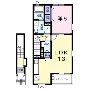 Verde Villa III【2階】の間取り