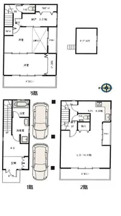 大阪府大阪市天王寺区味原本町【一戸建】の間取り