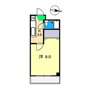 コンフォート鏡川【2階】の間取り