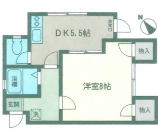 大棟ビル【3階】の間取り