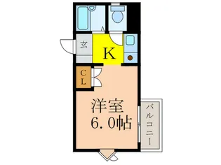 ソレイユ片山【3階】の間取り