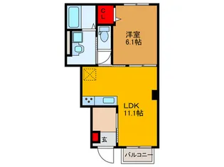 Vivace A棟【1階】の間取り