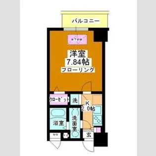 アルファコート蕨【2階】の間取り