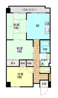 センコーハイツ金田【4階】の間取り