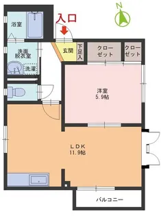 プランベール【2階】の間取り