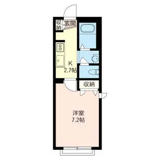 コンフォール祐天寺B【1階】の間取り