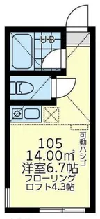 ユナイト八景アルザス・ロレーヌ【1階】の間取り