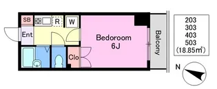 アークアベニュー【3階】の間取り