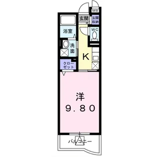 木村ロイヤルマンションV【1階】の間取り