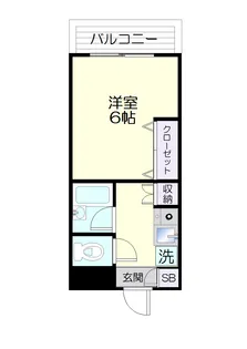 ハイツハーモニー【2階】の間取り