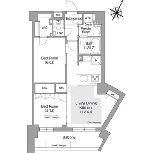 コンフォリア・リヴ文京護国寺の間取り