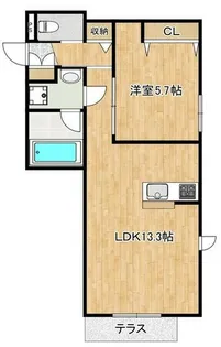 Pastoral武蔵新城【1階】の間取り