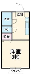 グラドール一條 II【2階】の間取り