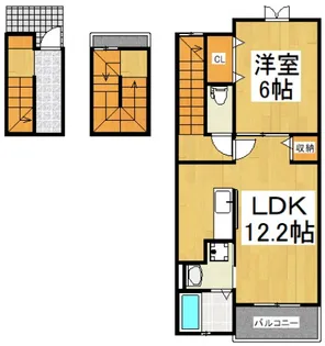 ネオプリンス【3階】の間取り