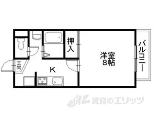 Delta Studio【2階】の間取り