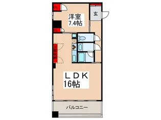 ドゥーエ清澄白河の間取り