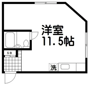 クニハイツ【2階】の間取り