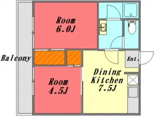 広島県広島市中区光南4【マンション】の間取り