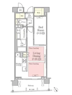 バウスステージ南青山【2階】の間取り