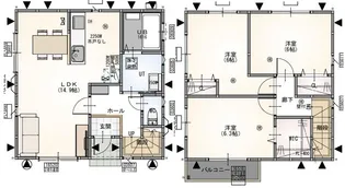 埼玉県川口市大字安行領家【一戸建】の間取り