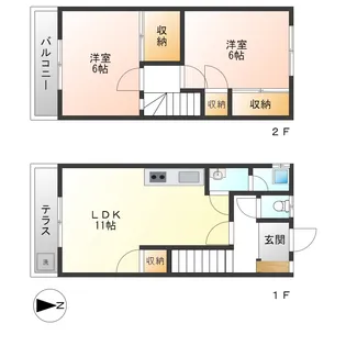 静岡県沼津市大岡【一戸建】の間取り