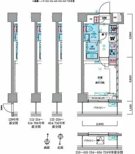 GENOVIAお花茶屋IIskygarden【5階】の間取り