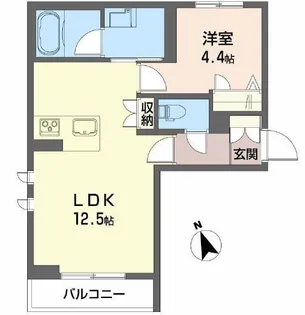 山形県山形市城南町3【アパート】の間取り