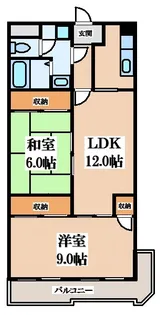 グランドファミリア高井田【5階】の間取り