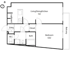 bluepalette大塚【3階】の間取り