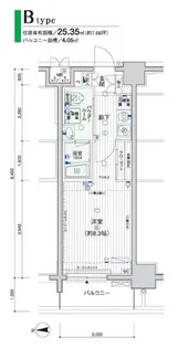 メインステージ横浜【7階】の間取り
