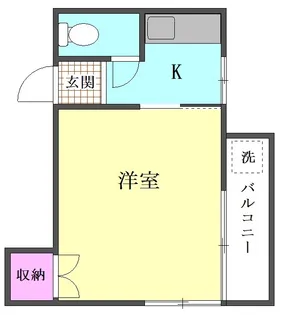 安方ハイツ【2階】の間取り