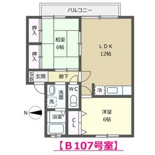 フォルテシモ A棟・B棟【1階】の間取り