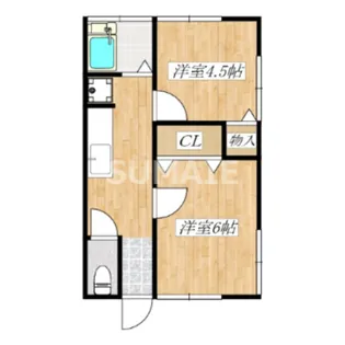 第三臼倉荘【2階】の間取り