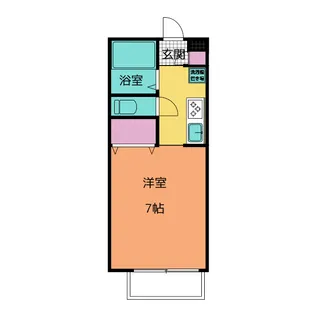 ボヌール赤塚公園【1階】の間取り