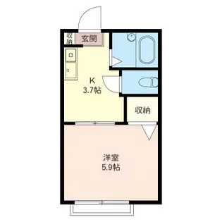 ニューライフ三ツ境B【2階】の間取り