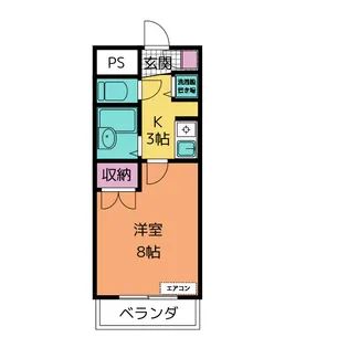 グリーンふたむら2号館【3階】の間取り