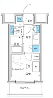 キャンパスヴィレッジ武蔵小杉【4階】の間取り