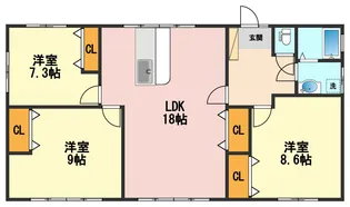 第2ワールドビル【1階】の間取り