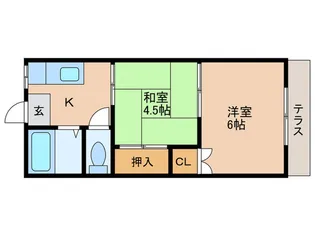 カナディアンハイツシマダ【1階】の間取り