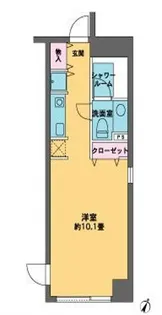 カスタリア水天宮【9階】の間取り