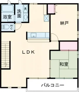 アンシャンテ・シェソワ【2階】の間取り
